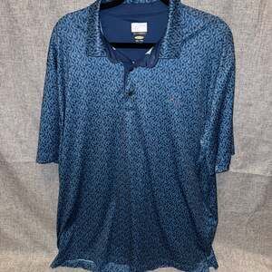 Greg Norman ML75 Play Dry Geo Print Golf Polo XXL